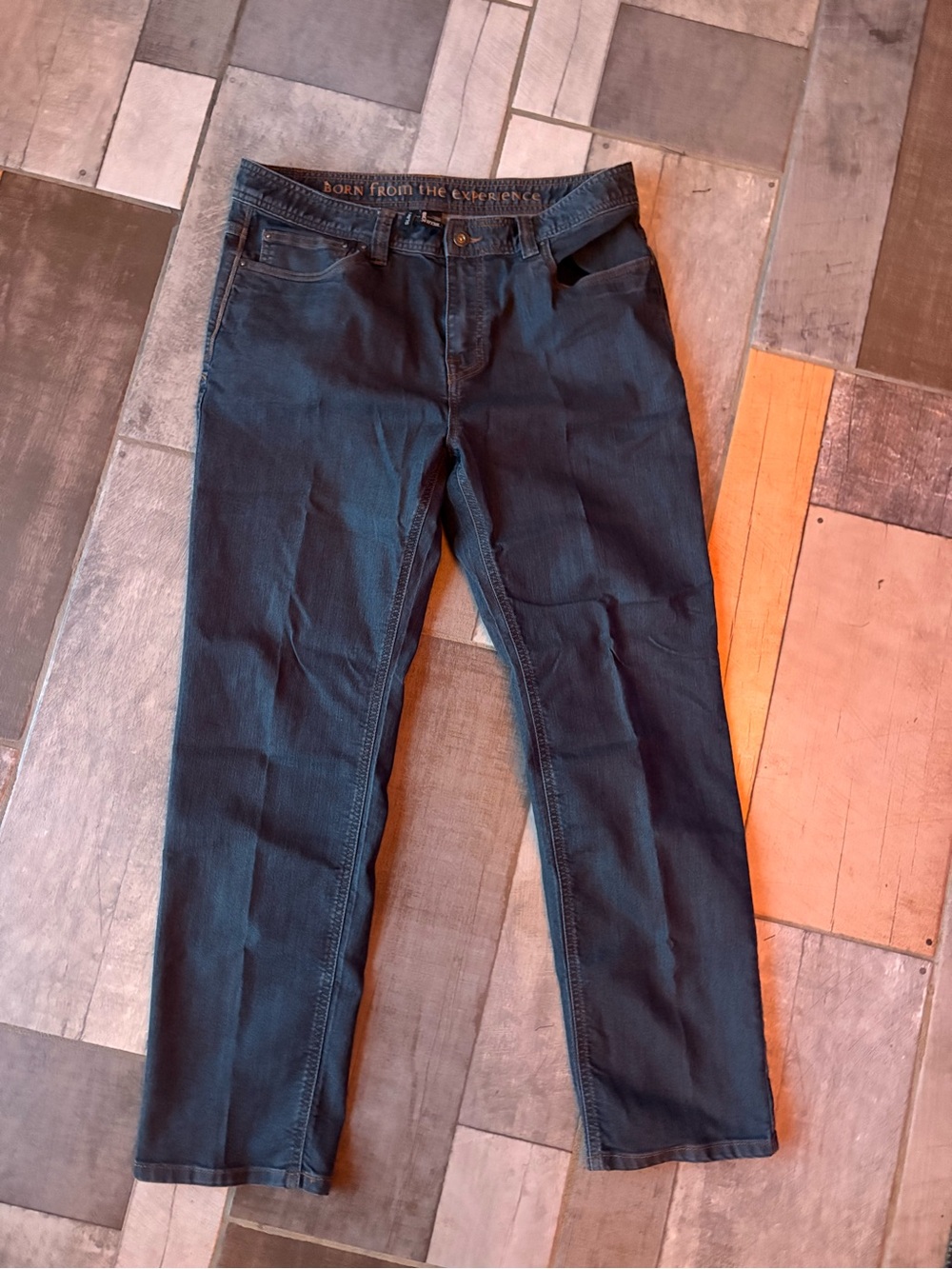 Men’s Prana Straight-Leg Jeans in Dark Indigo